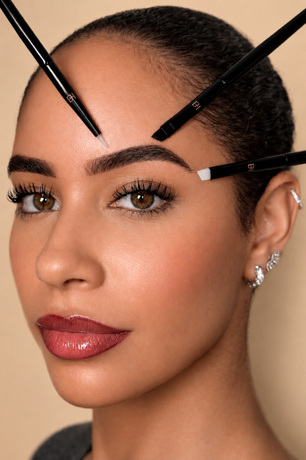 pack pinceaux sourcils halal brows