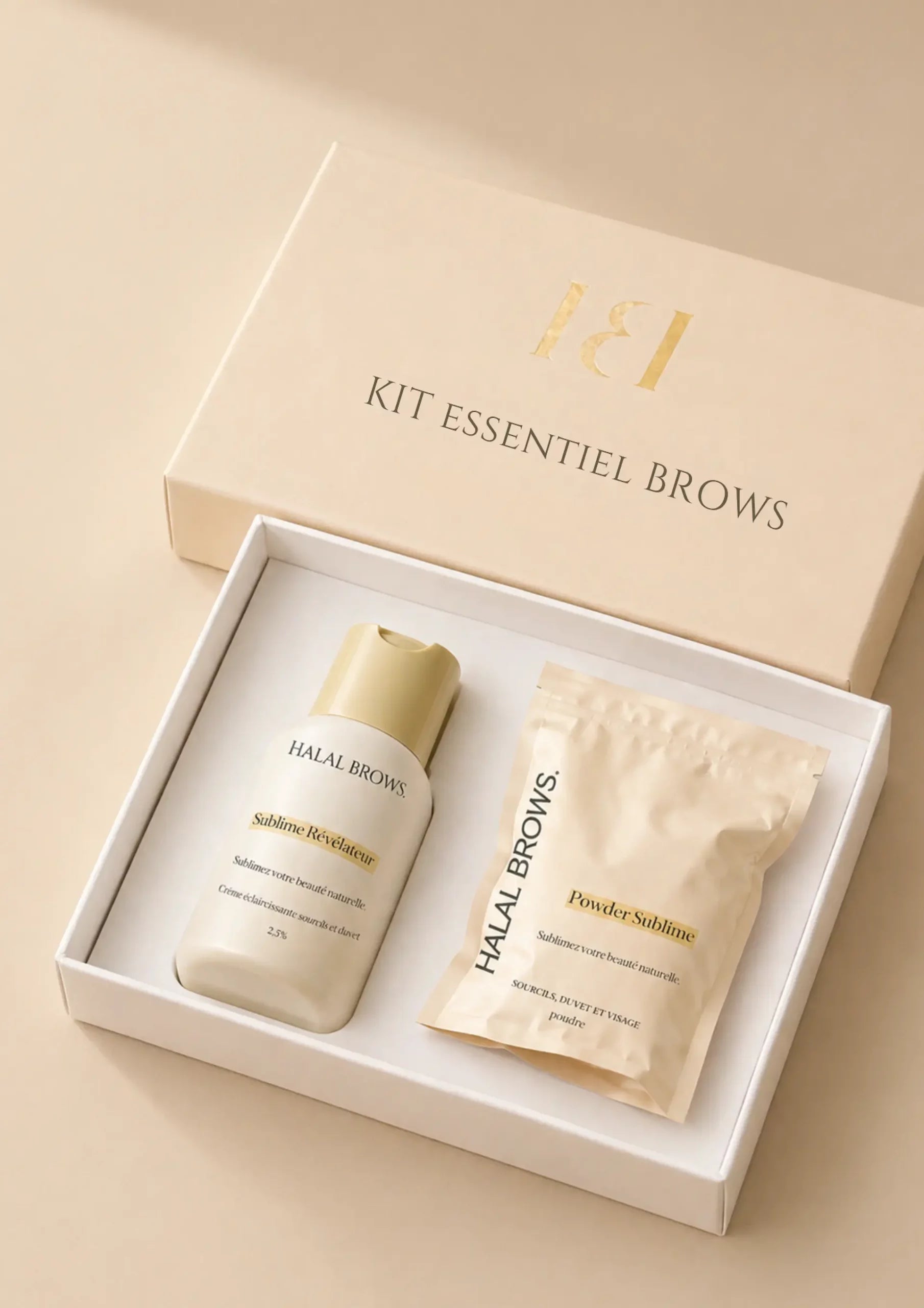 sublime révélateur et powder sublime kit halal brows
